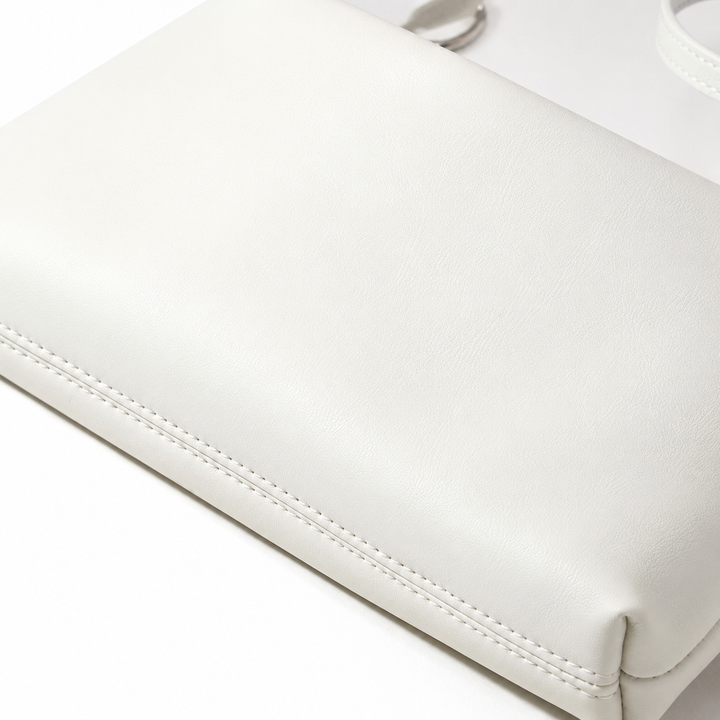 WS Parisienne Cowhide Shoulder Bag - White - Image 4