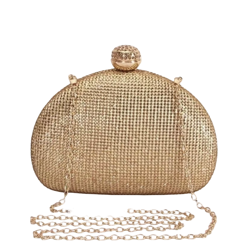 WS Perfume Clutch Bag - Gold