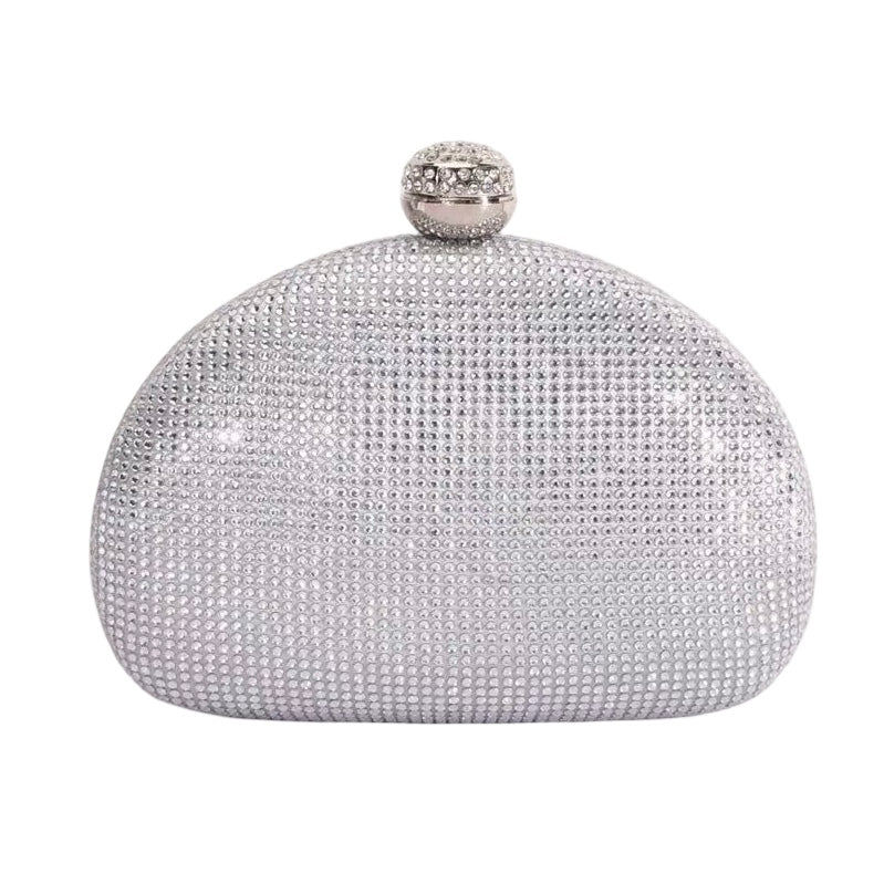 WS Perfume Clutch Bag - Silver