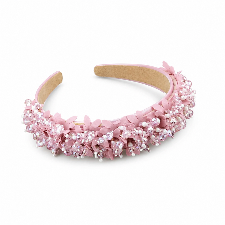 WS - Aribella Statement Headband - Pink Aribella - Hero