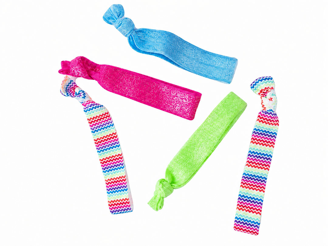 WS - Foil Hair Ties - Rainbow Mayhem - Hero