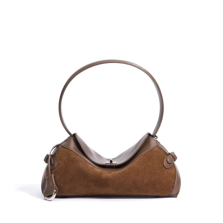 WS St Margaux Cowhide & Suede Bag - Brown - Hero