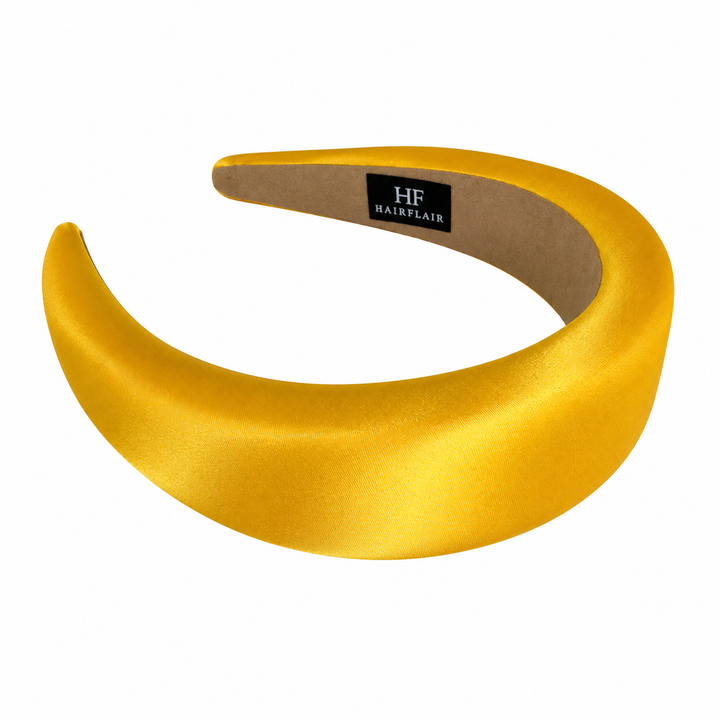 WS Satin Padded Headband - yellow - Hero