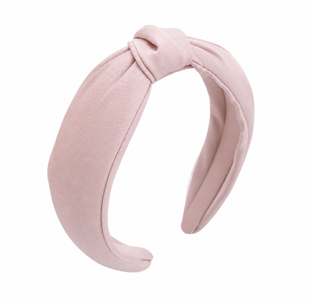 WS Satin Tailored Headband - Pink - Hero