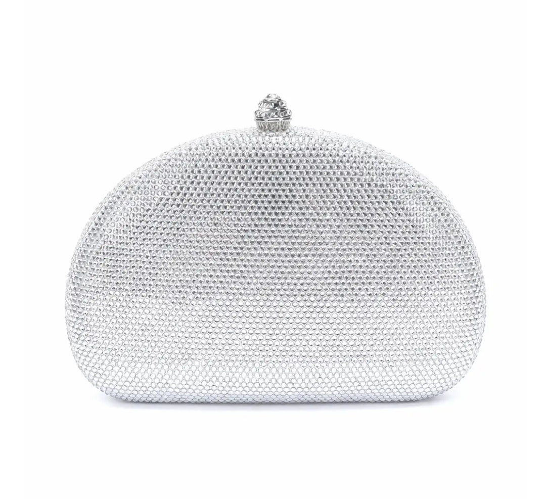 Katrina Clutch Premium - Silver Tania Hird Designs