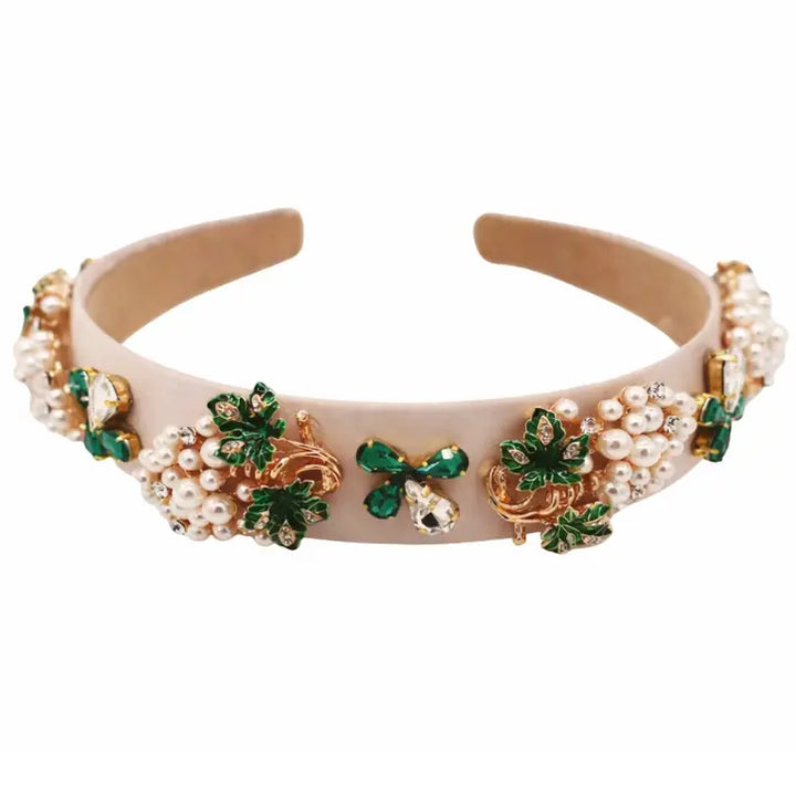 Premium Handmade Harvest  encrusted Headband Tania Hird Designs