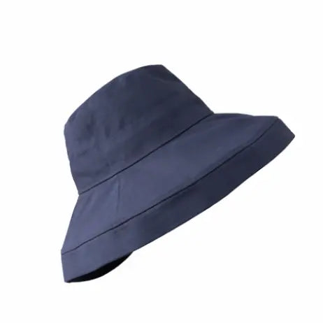 WS Hats - Oversized Brim Bucket Cottonblend - Navy Tania Hird Designs