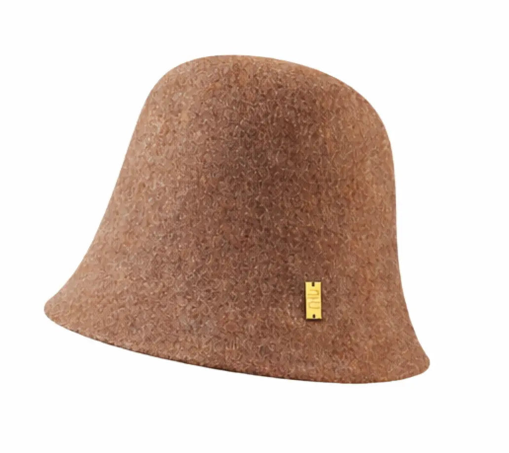 Boston Wool Cloche Hat- Brown HairFlairAus by THD