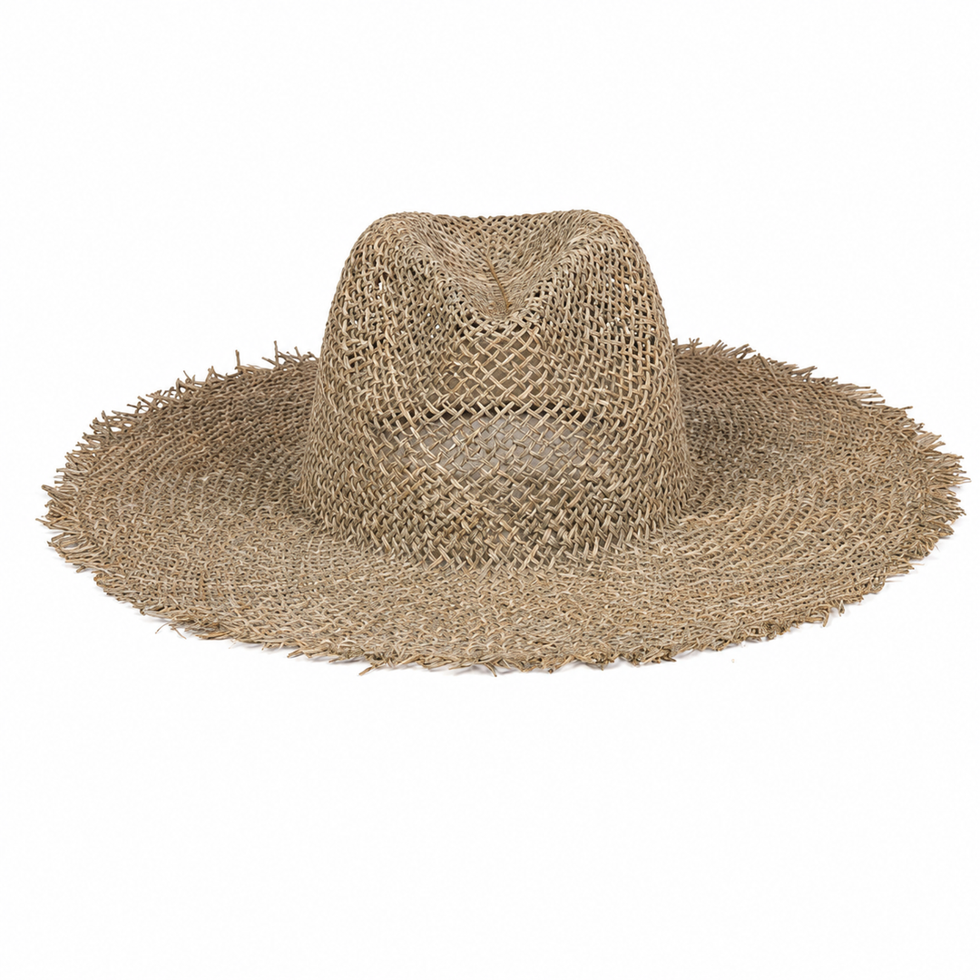 WS - Seagrass Fedora Hat Fraye Brim - Seagrass - Hero