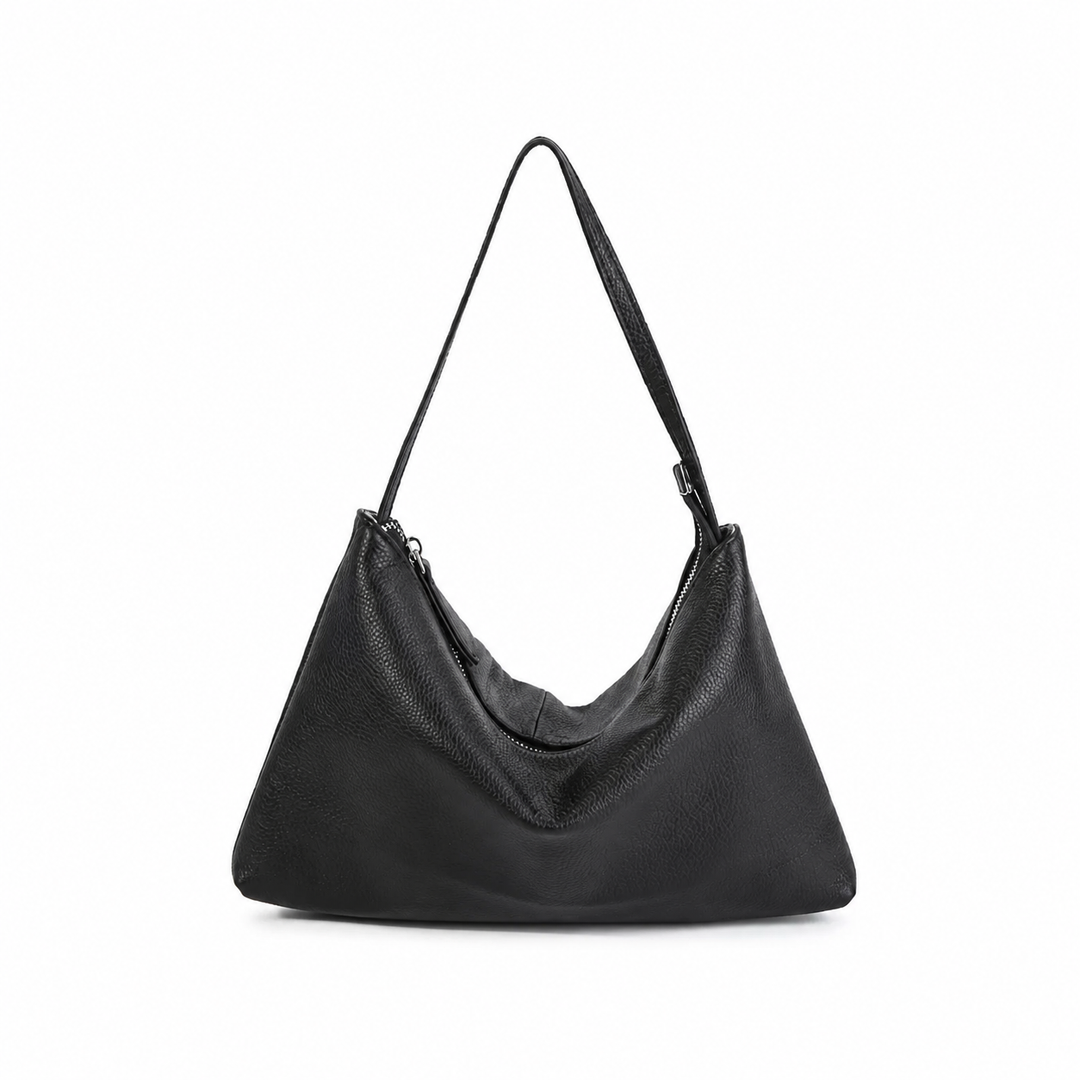 WS Seattle Cowhide Shoulder Bag - Black
