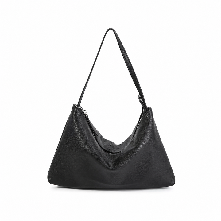 WS Seattle Cowhide Shoulder Bag - Black