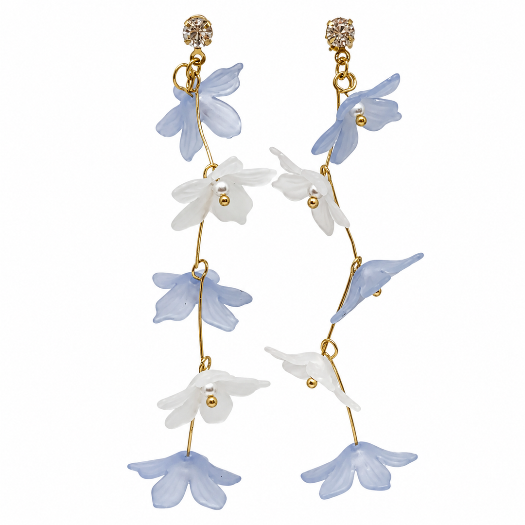 WS Seraphina Earrings - Snow & Blue - Hero
