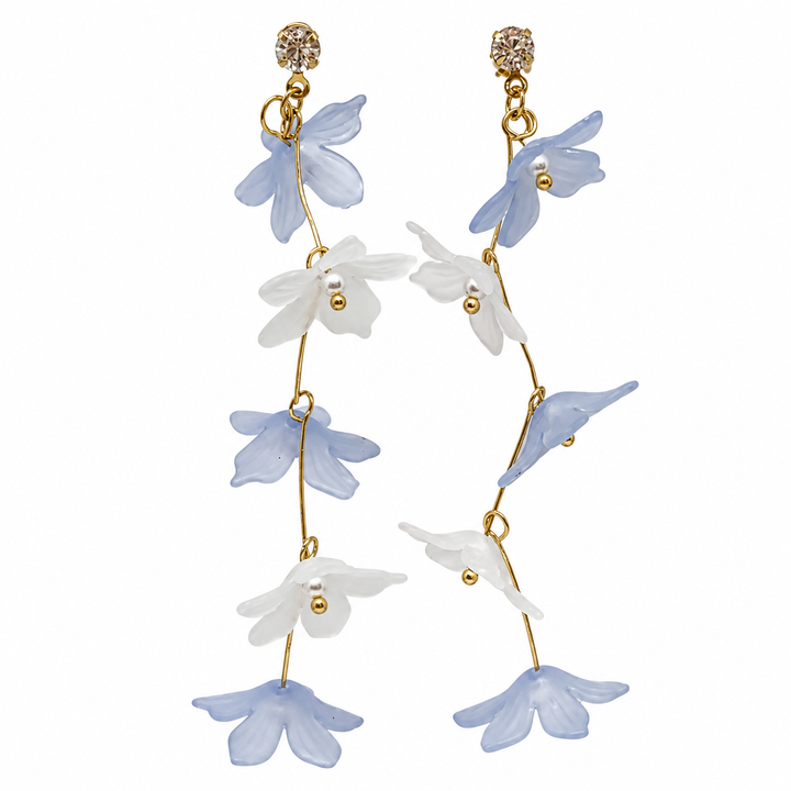 WS Seraphina Earrings - Snow & Blue - Hero