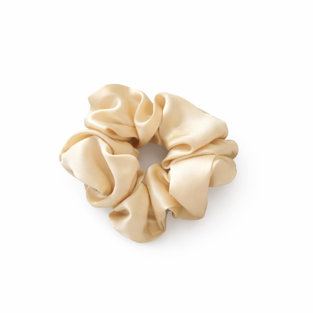 WS Silk Volume Scrunchie - Gold