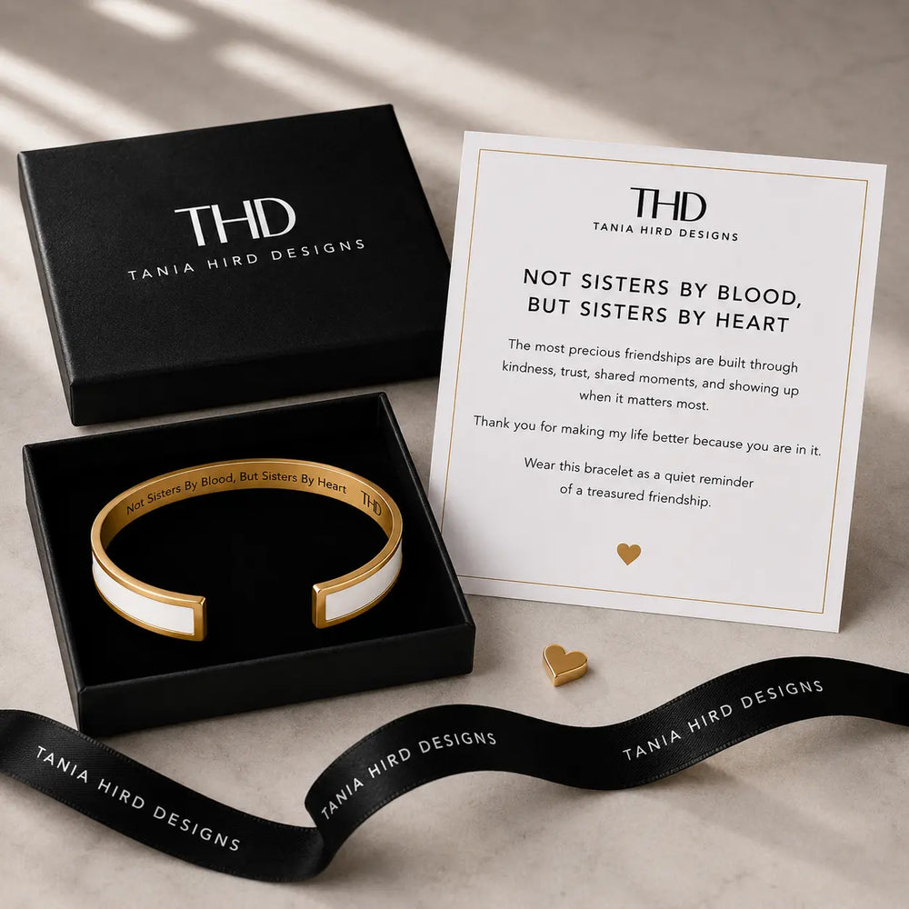 Gift Set - Sisters by Heart White Gold