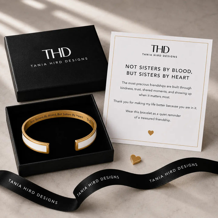 Gift Set - Sisters by Heart White Gold