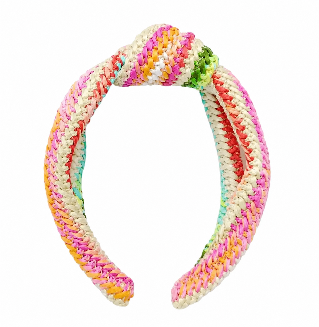 Sophie knot Straw headband - Multicolour - Hero