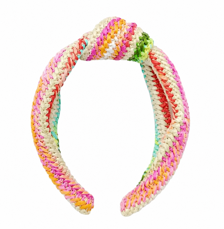 Sophie knot Straw headband - Multicolour - Hero
