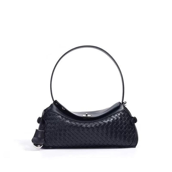 WS St Margaux Tressage Cowhide Bag - Black