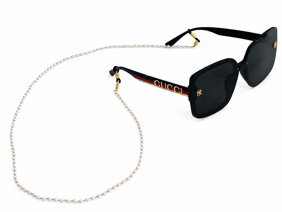 WS Glasses / Sunglasses Chain Pearl - Pearl Gold - Image 1