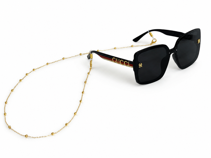 WS Glasses / Sunglasses/Mask Chain Metal - Gold - Hero