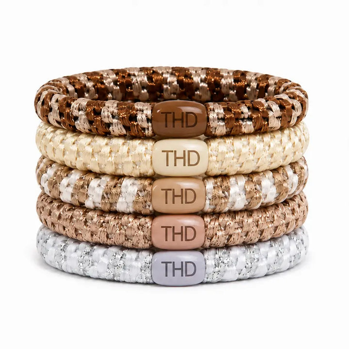 THD Hair Ties - Champagne Shimmer