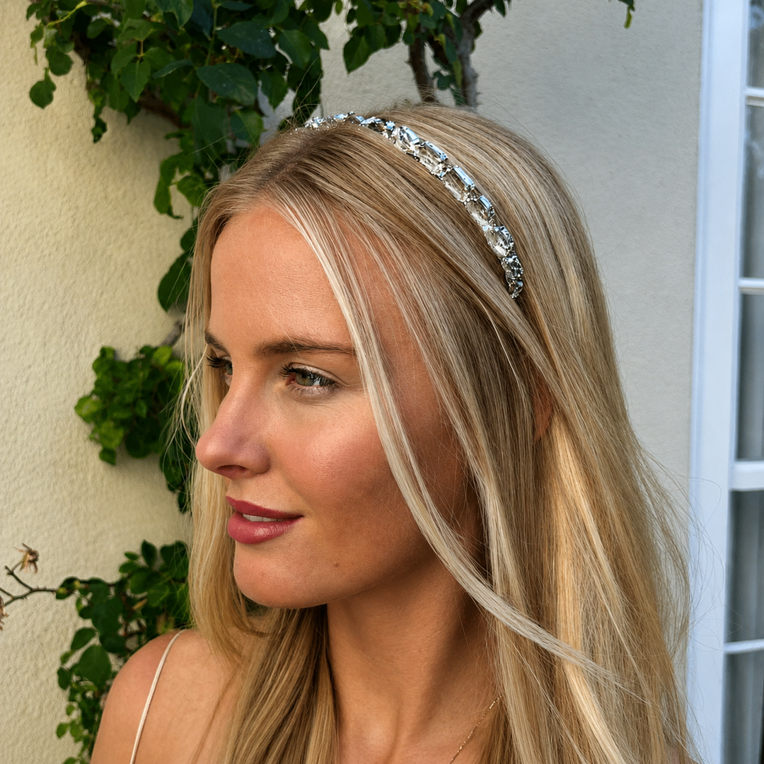WS The Parisienne Crystal Silver Crown - Silver - Image 1