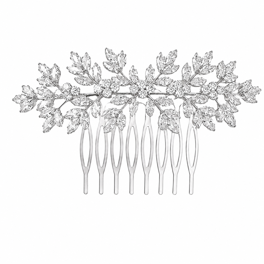 WS the Tiffany Zircon Haircomb - Silver - Hero