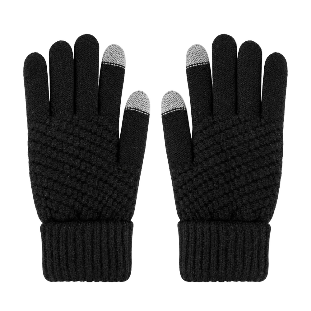 WS Touchscreen Gloves Woolblend - Black
