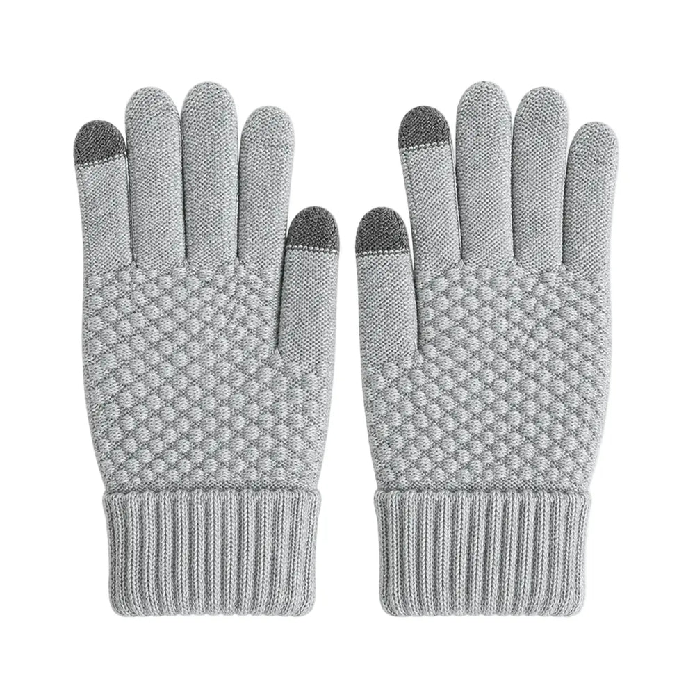 WS Touchscreen Gloves Woolblend - Grey