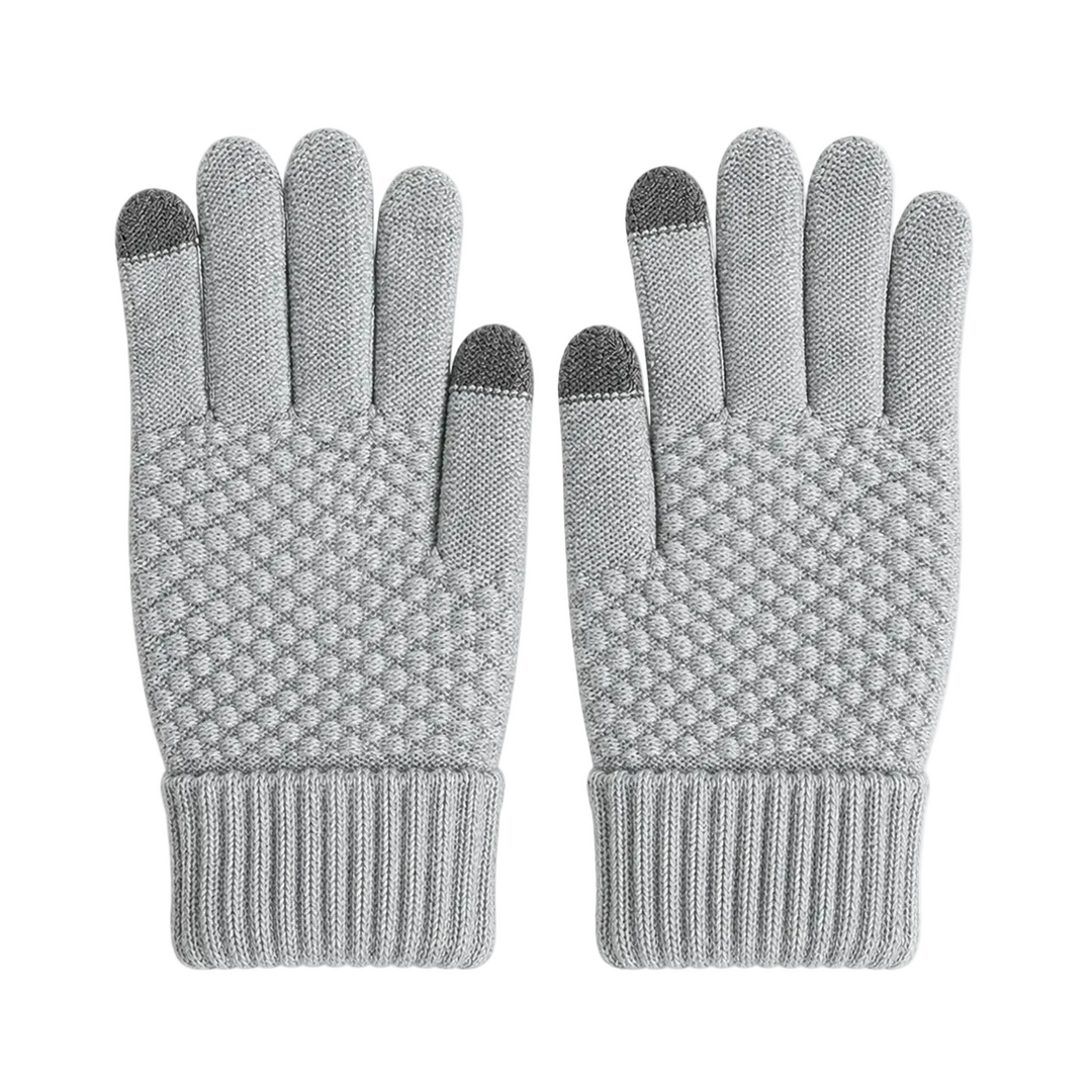WS Touchscreen Gloves Woolblend - Grey