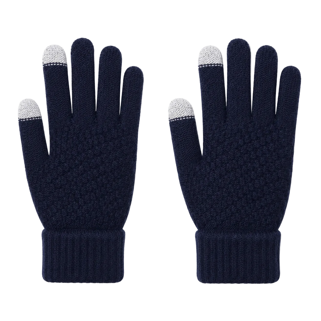 WS Touchscreen Gloves Woolblend - Navy