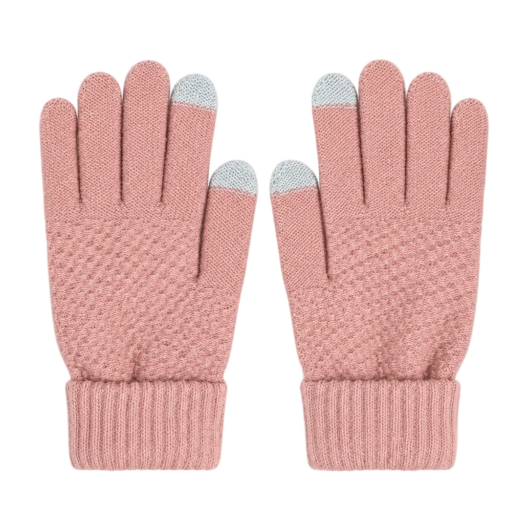 WS Touchscreen Gloves Woolblend - Pink