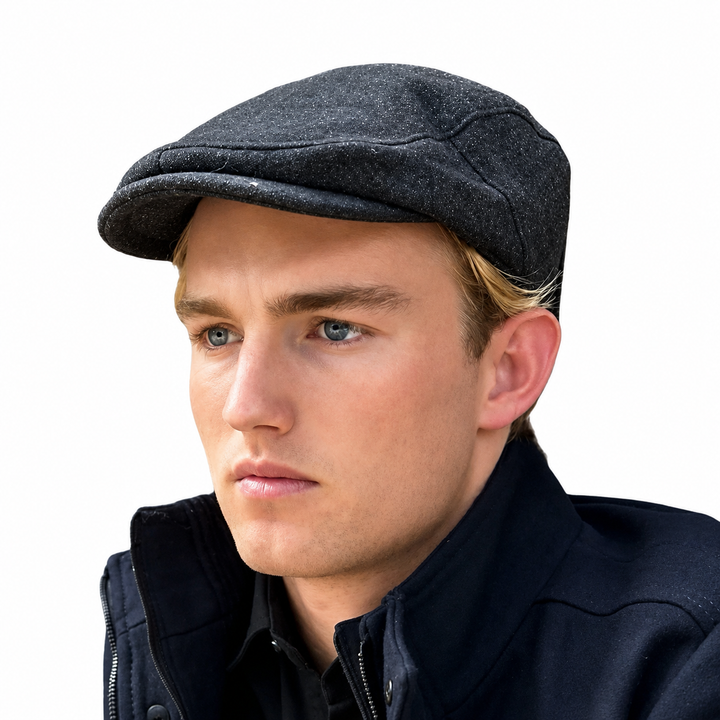 WS Unisex Newsboy Cap - Grey - Image 3