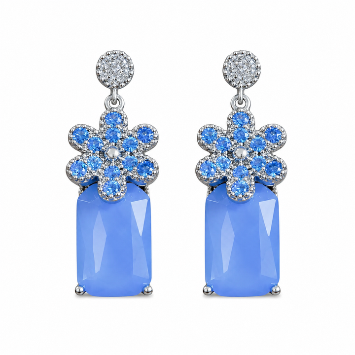 WS Valentina Earrings - Blue - Hero