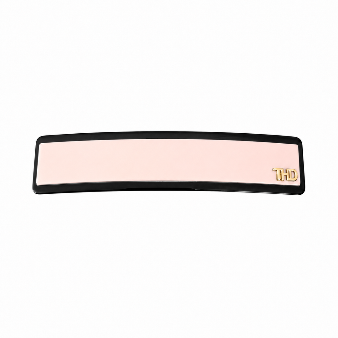 WS Acetate Barette Two Tone - Chanel Pink - Hero