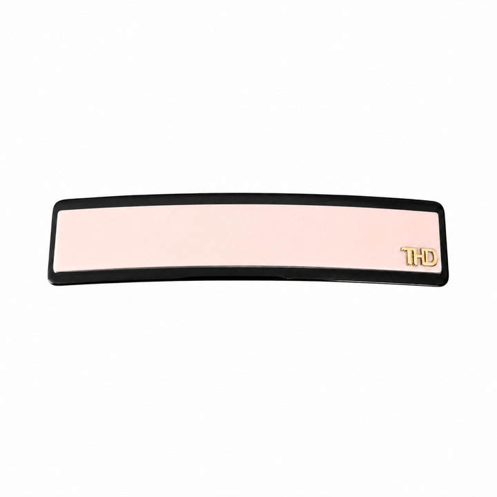 WS Acetate Barette Two Tone - Chanel Pink - Hero