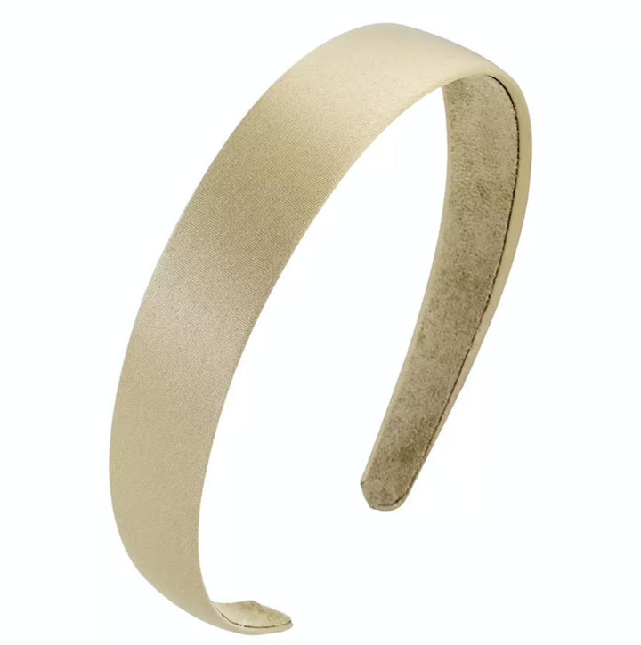 Headband Satin -2.5cm Champagne