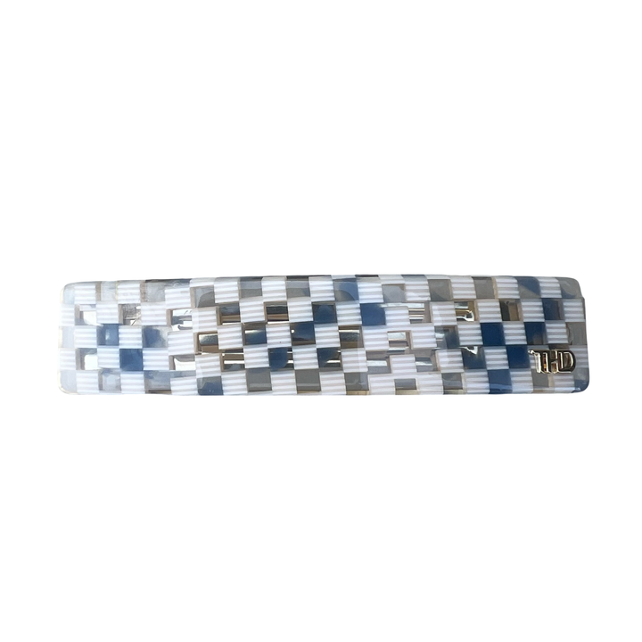 WS Acetate Barette Check - Paros - Hero