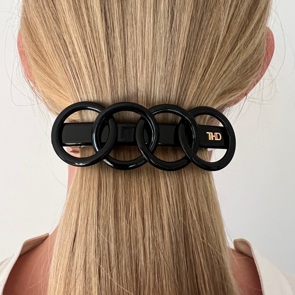 WS The Rings Barette - Black