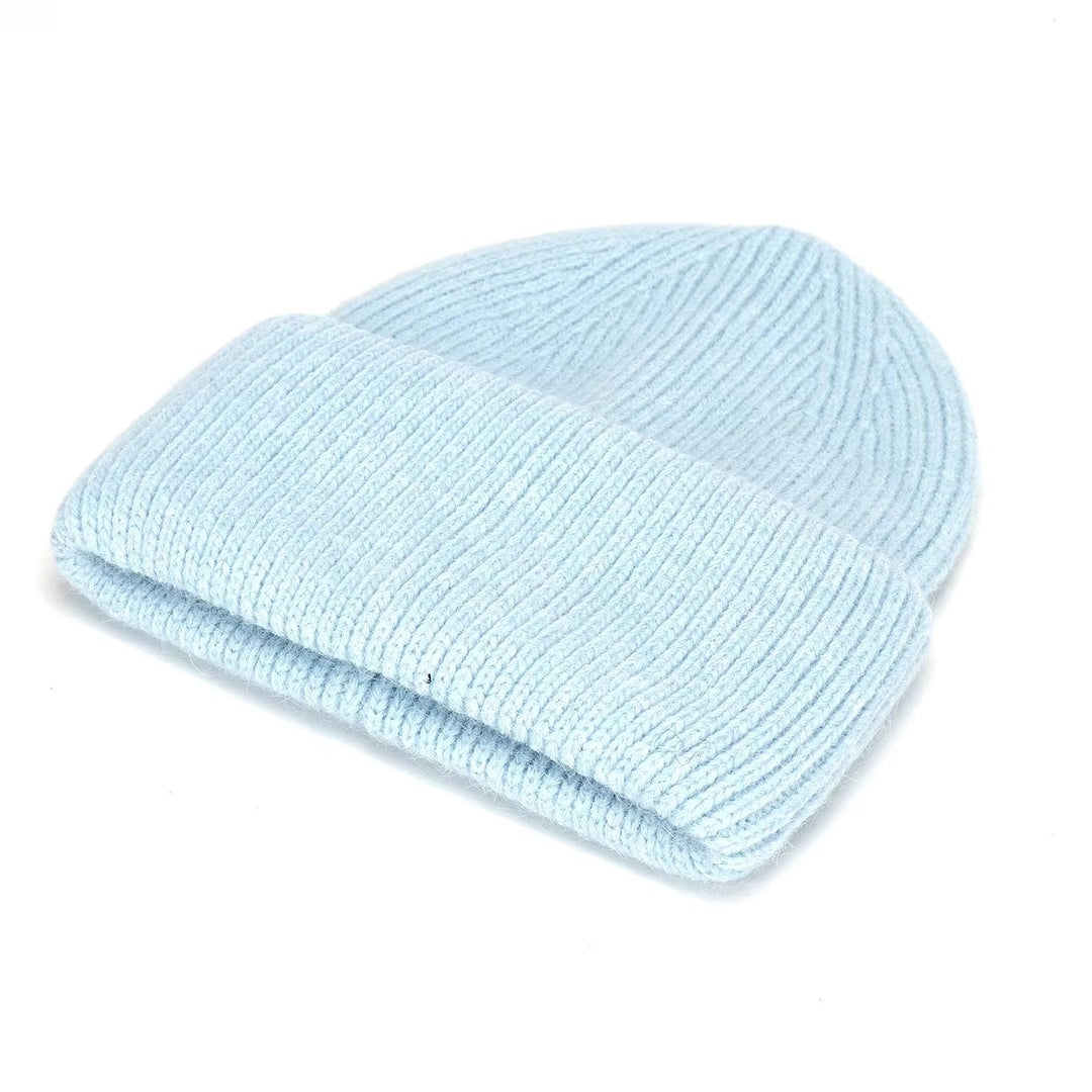 WS Angora Blend Slouch Beanie - Blue - Hero