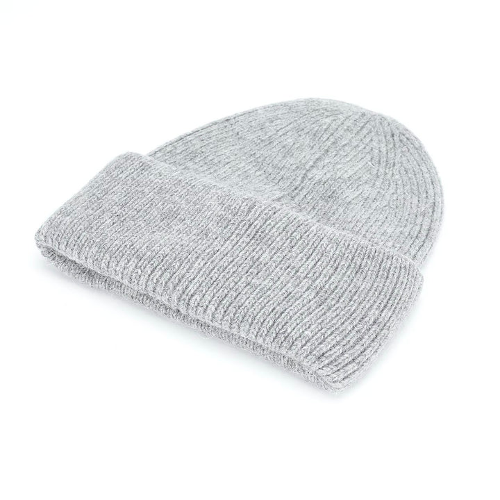 WS Angora Blend Slouch Beanie - L Grey - Hero