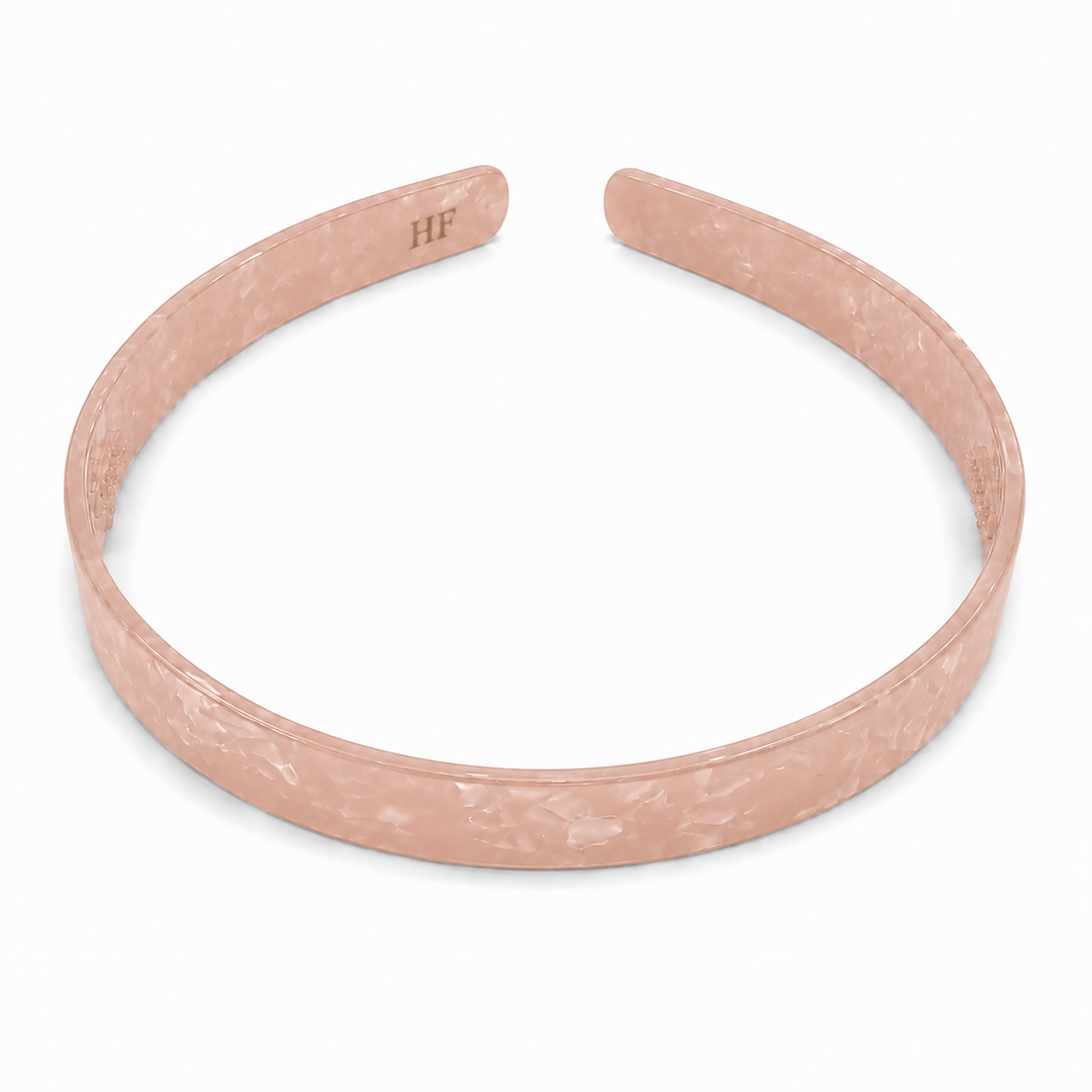WS Cellulose Acetate Headband Pearl 1.5cm - Pink - Hero