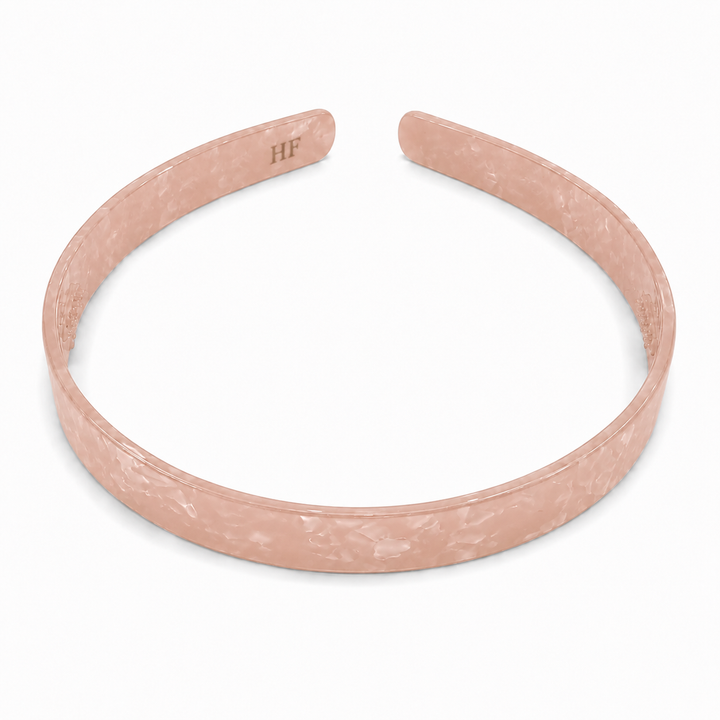 WS Cellulose Acetate Headband Pearl 1.5cm - Pink - Hero