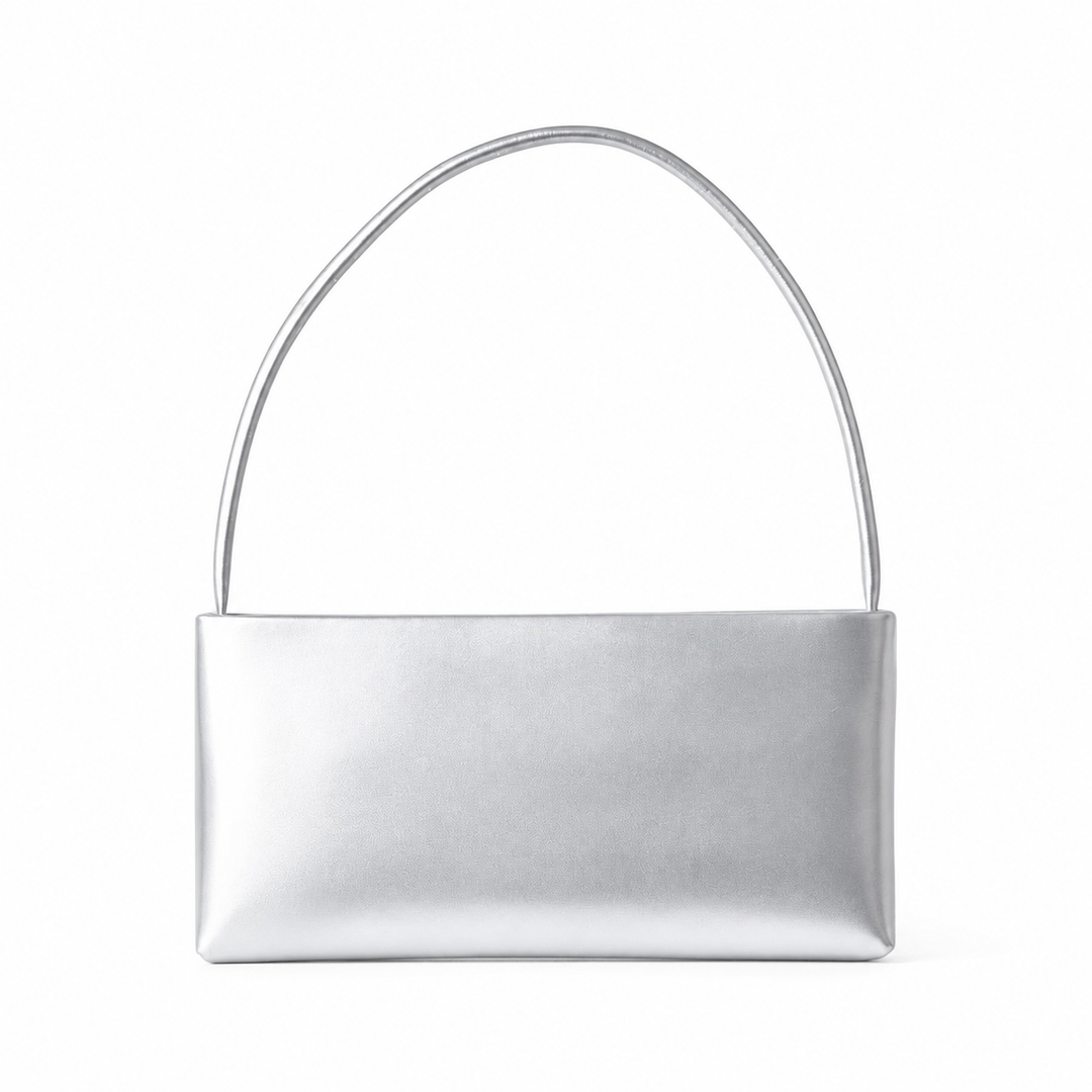 WS Josephine Cowhide Bag - Silver