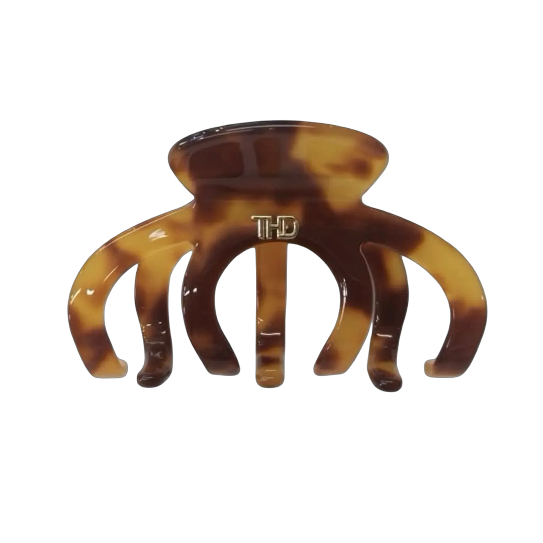 Acetate Octopus Hair Claw 6.8cm in Classic Brown Tortoise (Copy) HairFlairAus by THD