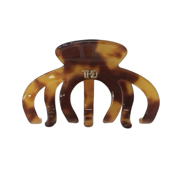 Acetate Octopus Hair Claw 6.8cm in Classic Brown Tortoise (Copy) HairFlairAus by THD