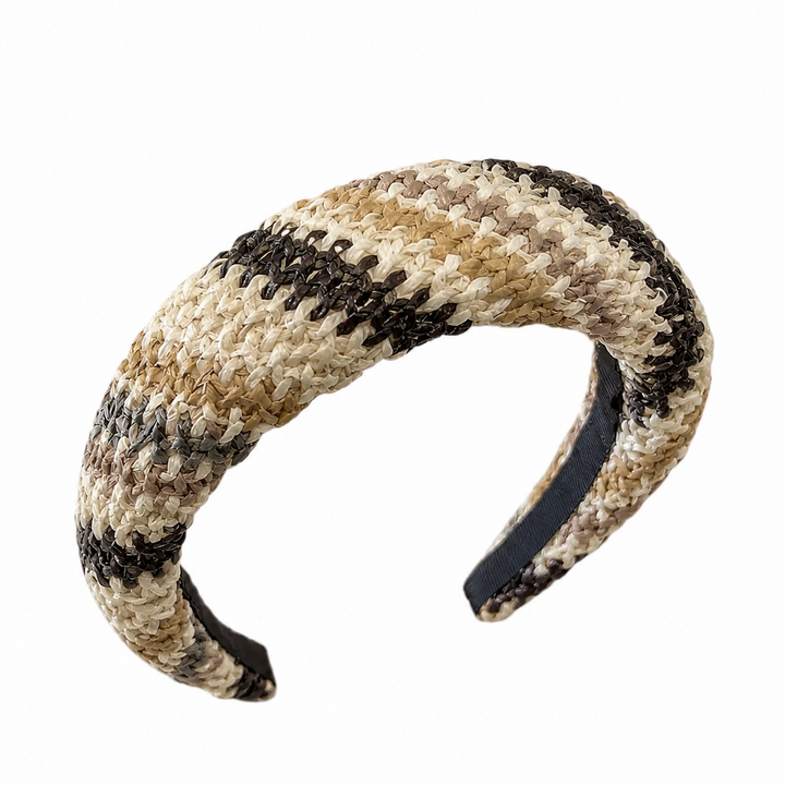 WS Straw Alice Headband - Neutrals - Hero