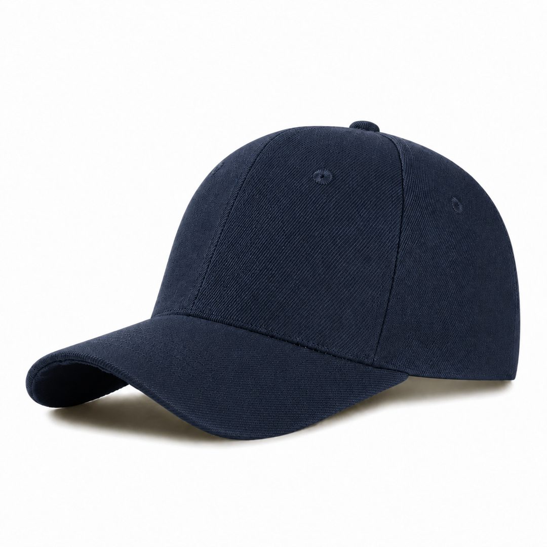 WS Unisex Cotton Cap - Navy - Hero