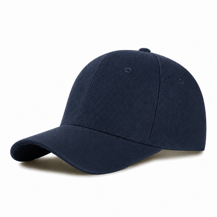 WS Unisex Cotton Cap - Navy - Hero